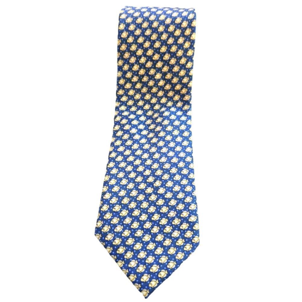 EC TOMMY HILFIGER 100% SILK FISH TIE OSFM
